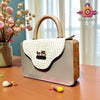 The Luxe Structured Top-Handle Bag