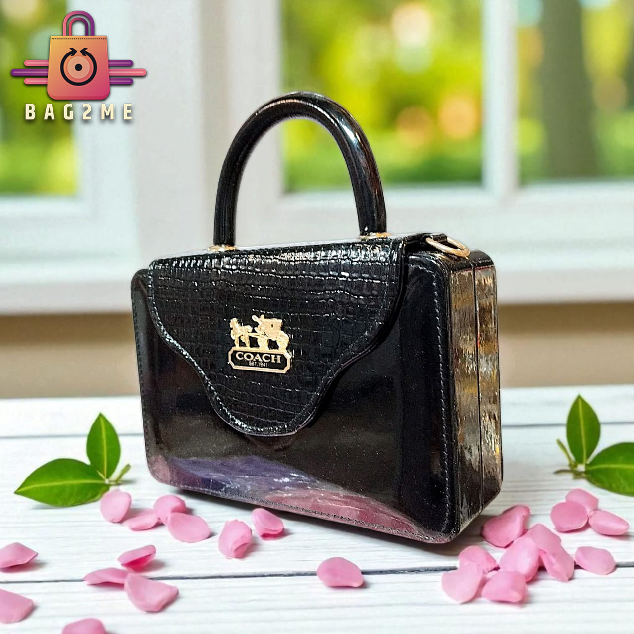 The Luxe Structured Top-Handle Bag