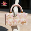 The Aurora Iridescent Top-Handle Box Bag