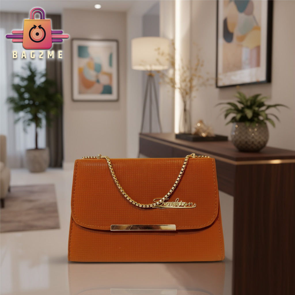 The Glam Chain Crossbody Flap Bag