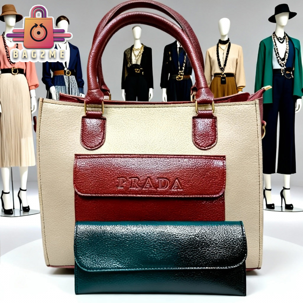 The Duotone Galleria Tote and Wallet Set